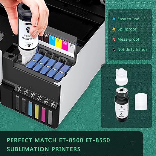 L&C Sublimation Ink x6