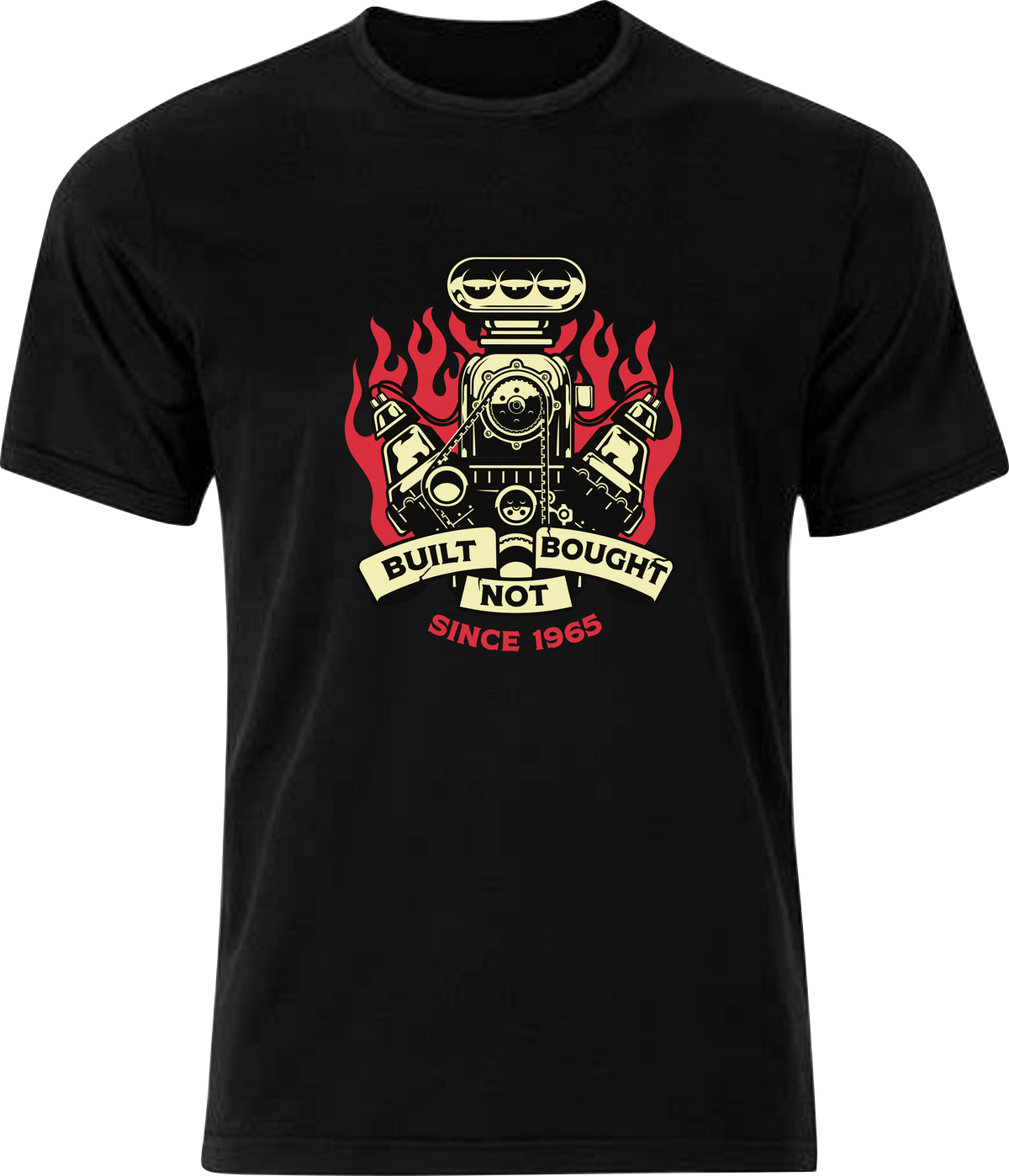 Motor Flames T-shirt - Mens