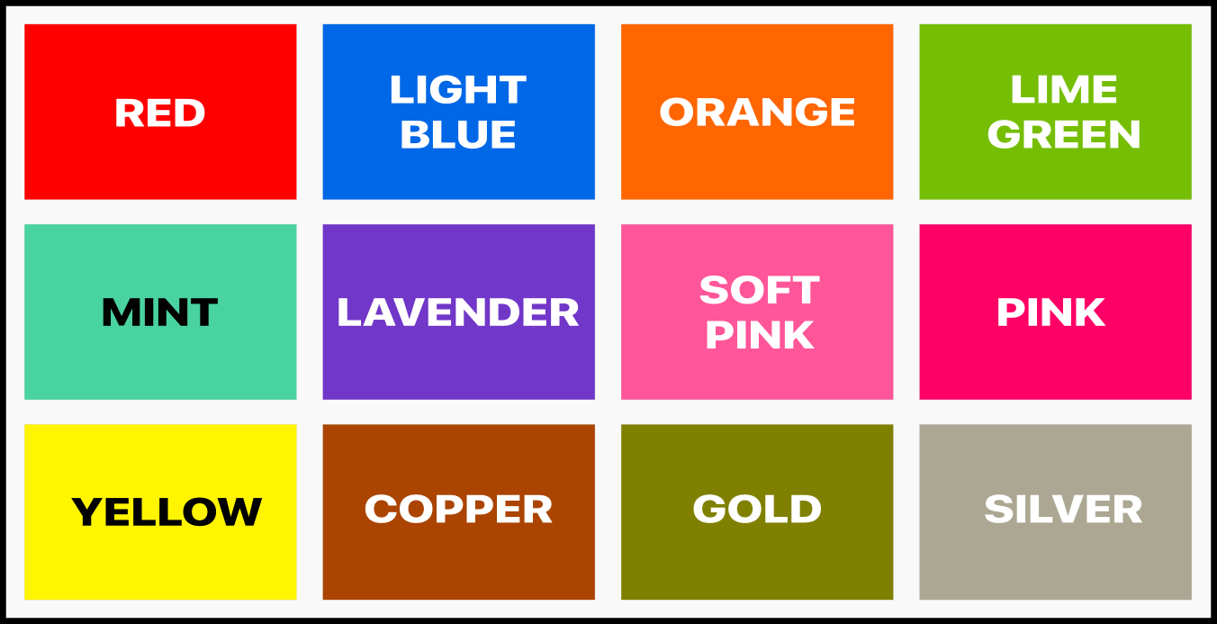 Street Sign Personalised Colours