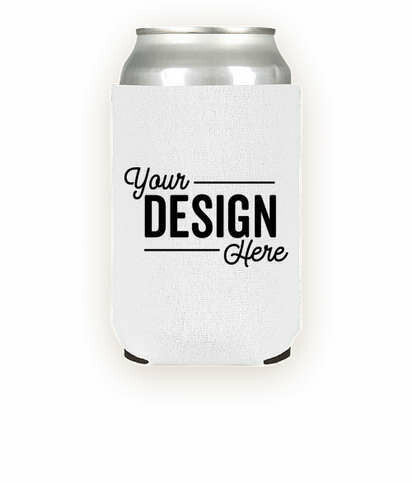 Personalised can cooler white