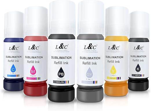 L&C Sublimation Ink x6 - New Stock Arriving November