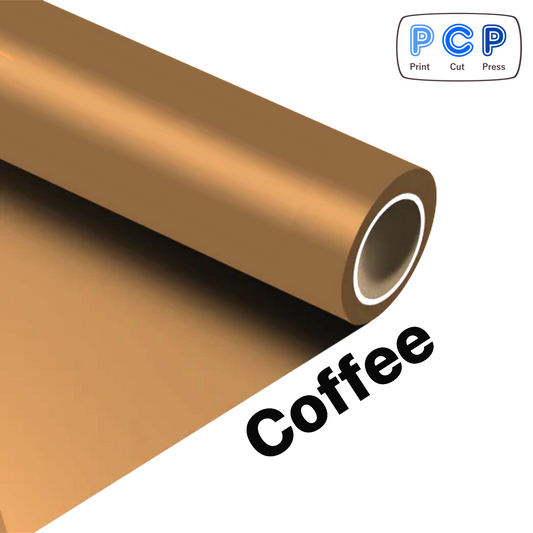 Coffee HTV PU Vinyl 30cm