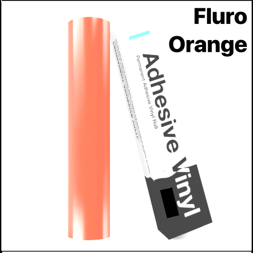 Fluro Orange Adhesive Vinyl – Print Cut Press