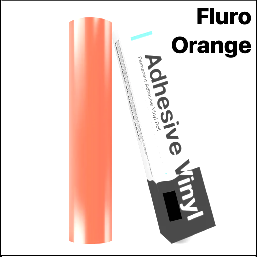 Fluro Orange Adhesive Vinyl