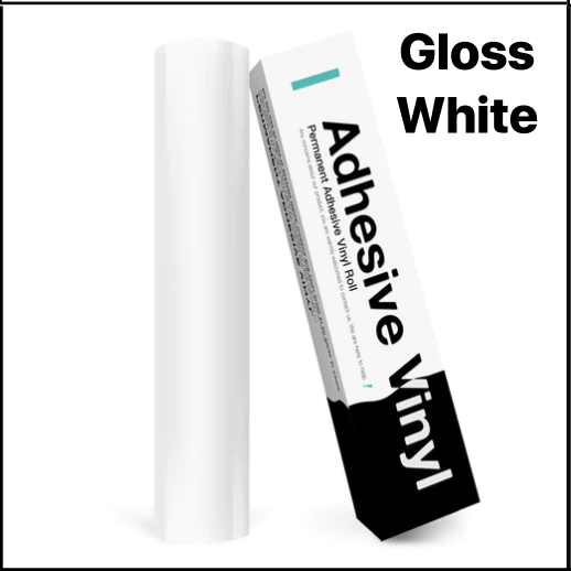 Gloss White Adhesive Vinyl