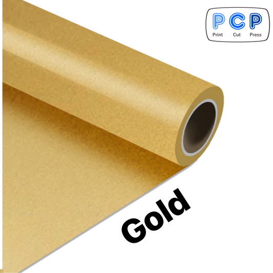 Gold HTV PU Vinyl 30cm