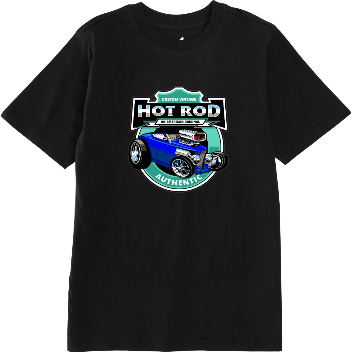 Hotrod Blue T-shirt - Kids