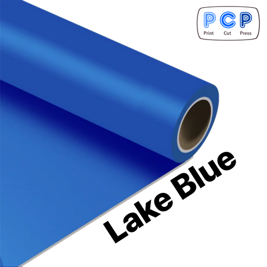 Clearance Offcut Lake Blue HTV PU Vinyl 30cm x 96cm