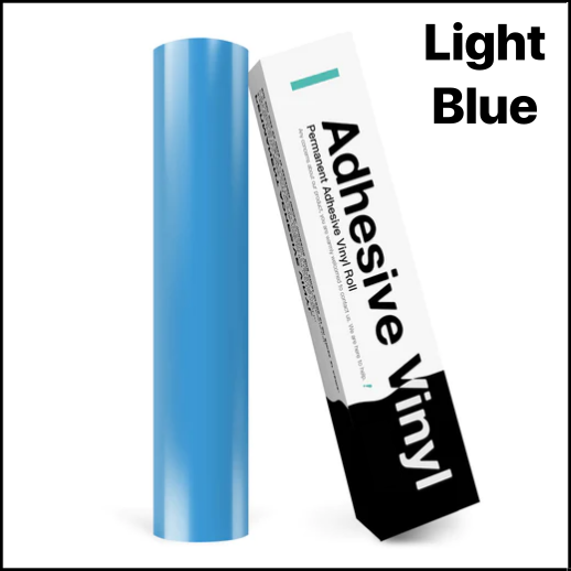 Light Blue Adhesive Vinyl