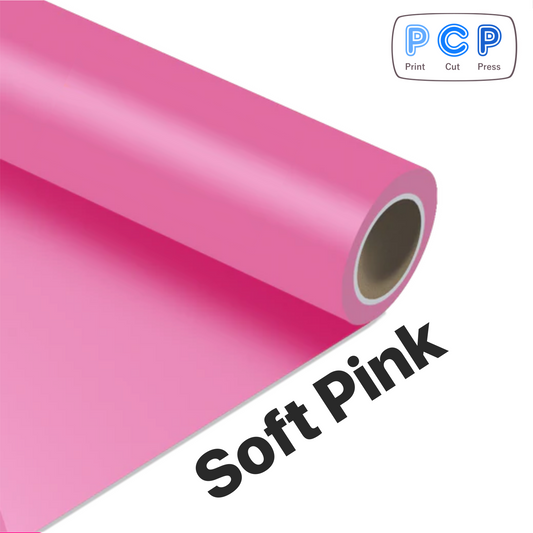 Soft Pink HTV PU Vinyl 30cm