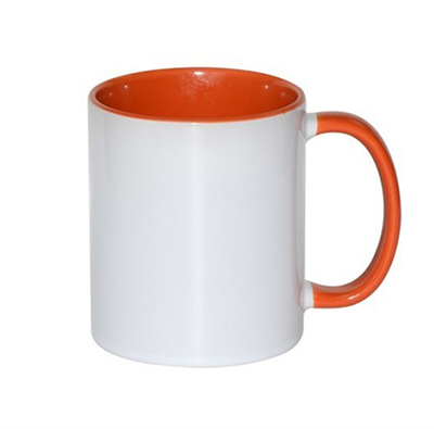 Personalised Photo Mug Coloured Handle