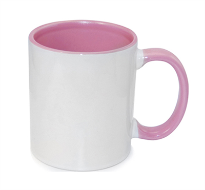 Personalised Photo Mug Coloured Handle